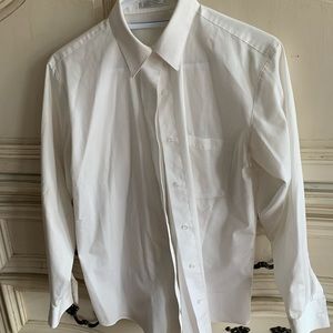 Tailored Foxcroft no iron white shirt